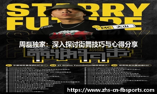 周磊独家:深入探讨街舞技巧与心得分享